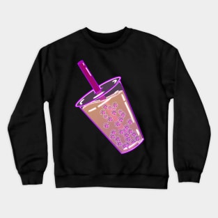 Pink Toe bean boba Crewneck Sweatshirt